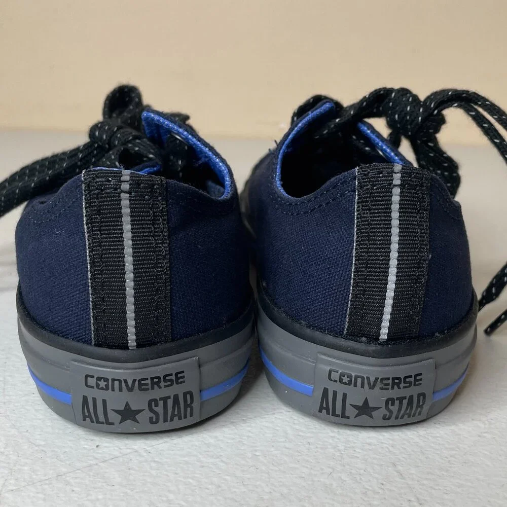 Converse Blue & Gray Kids Low Top Sneakers Size 3